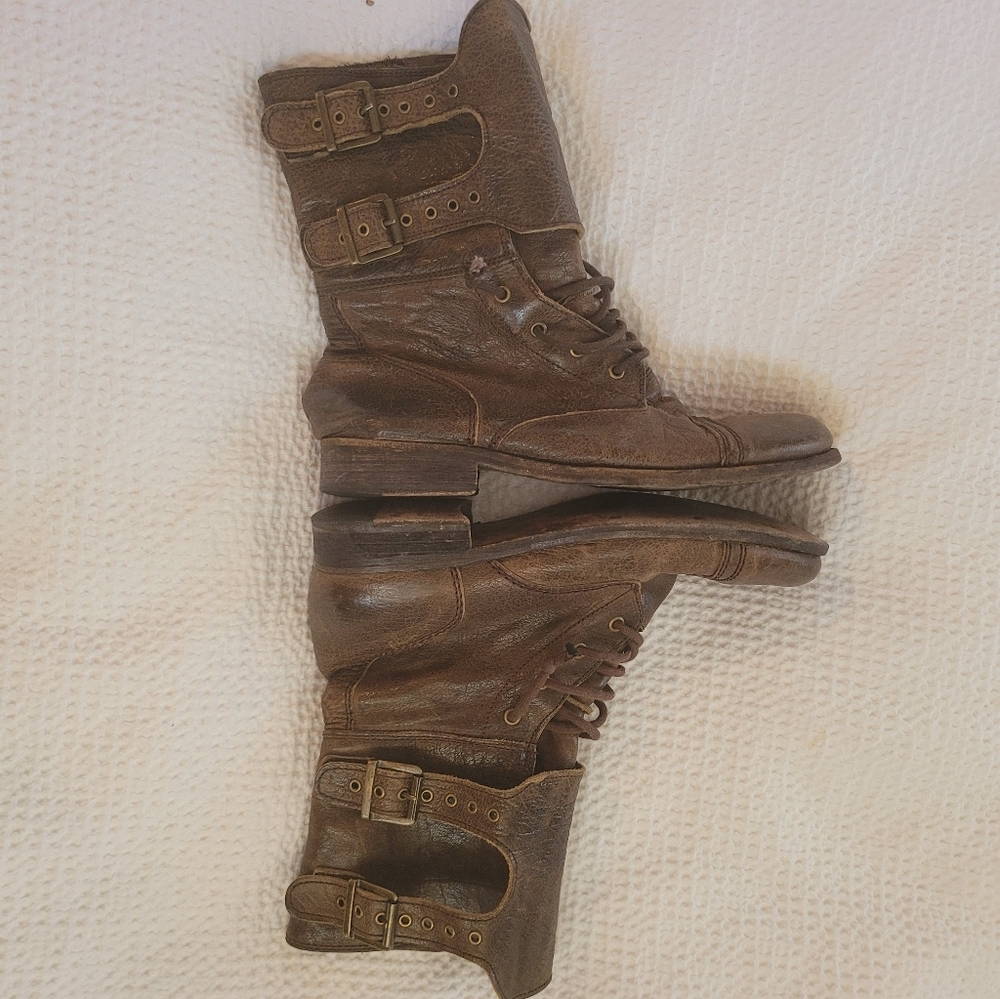 All Saints Damasi Boots in Brown - Picture 12 of 12